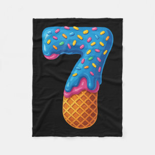 Manta Polar 67 Helado Goteo Meme Divertido Seis Siete Gen-alph