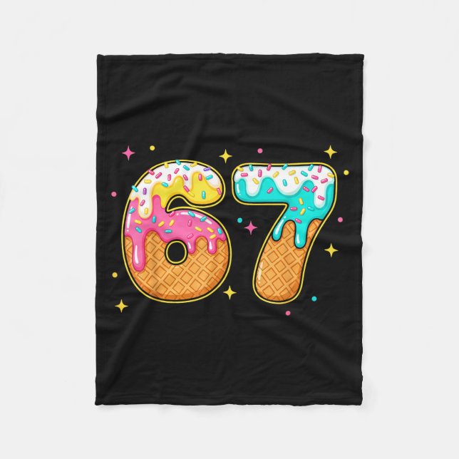 Manta Polar 67 Ice Cream Drip Meme Six Seven Gen Alpha Slang  (Anverso)