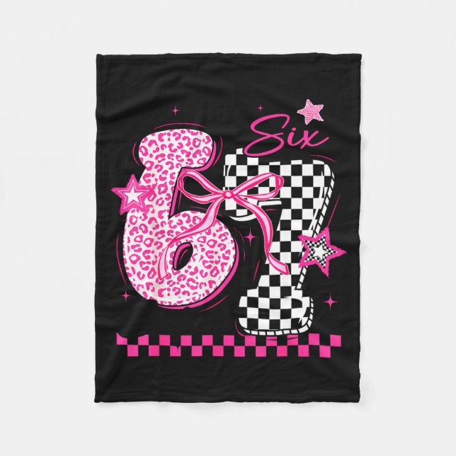 Manta Polar 67 Leopard Checkered Funny Six Seven Meme 6-7 Teac (Anverso)