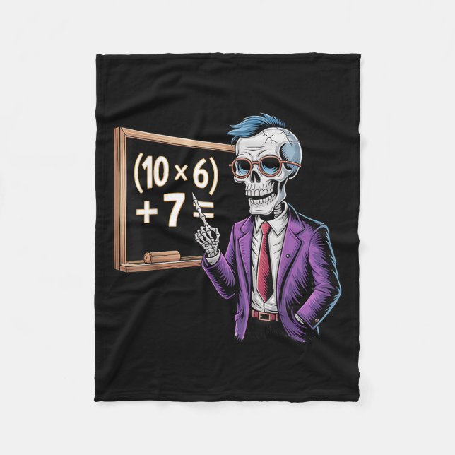 Manta Polar 67 Math Teacher Meme Brainrot Six Seven Halloween  (Anverso)