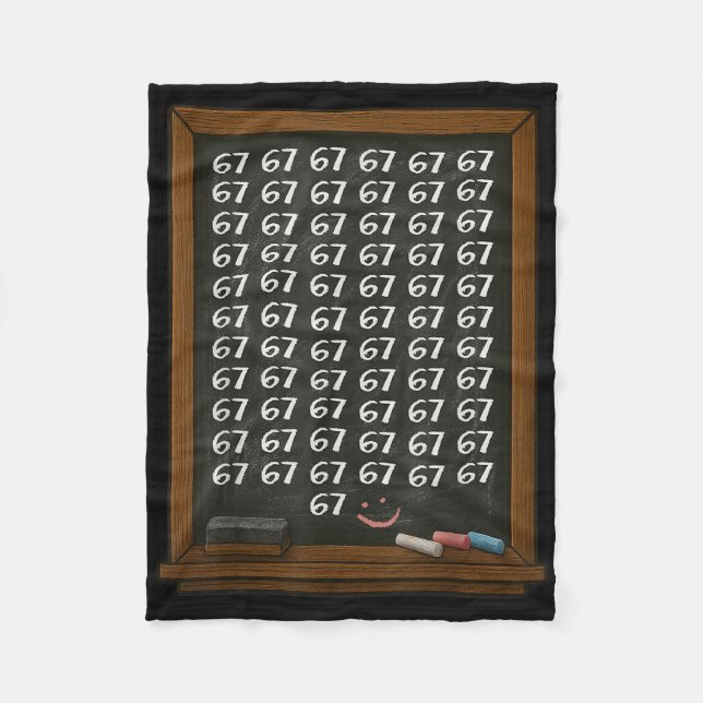 Manta Polar 67 Math Teacher Overload Six Seven Brainrot Meme C (Anverso)