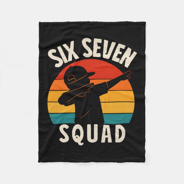 Manta Polar 67 Meme 6 7 Números Dabbing Seis Siete Equipo Dive (Anverso)