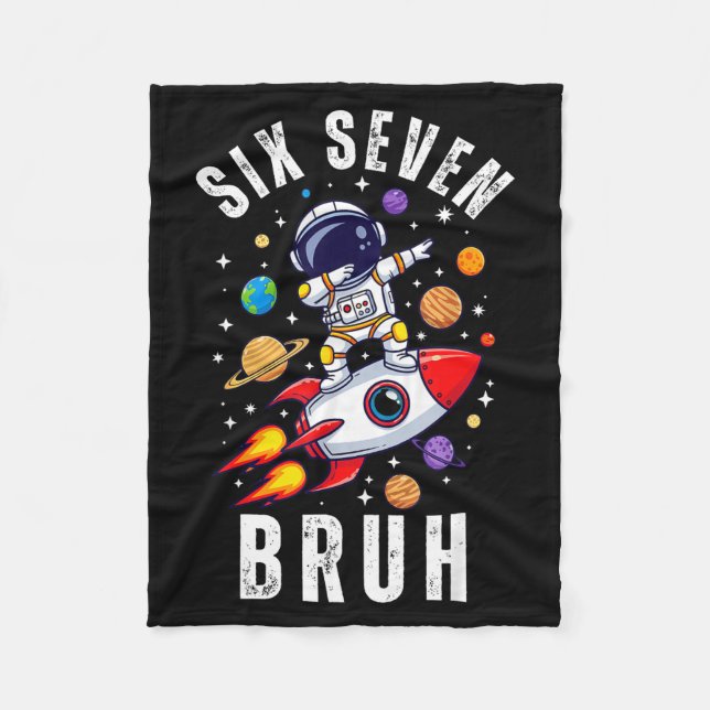 Manta Polar 67 Meme Astronaut Dabbing In Space Funny Six Seven (Anverso)