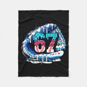 Manta Polar 67 Meme jerga Guante de béisbol Goteo Helado Seis 