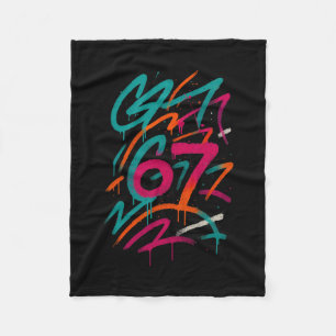Manta Polar 67 Meme Oculto Tendencia Gen Z Alpha Seis Siete 6