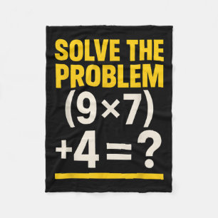 Manta Polar 67 Meme profesor de matemáticas divertido escuela