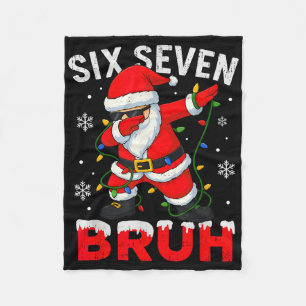 Manta Polar 67 Meme Seis Siete Bruh Dabbing Santa Divertido Ch