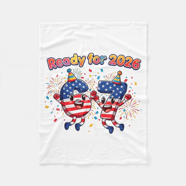 Manta Polar 67 Meme Six Seven Funny New Year 2026 Party Men Wo (Anverso)