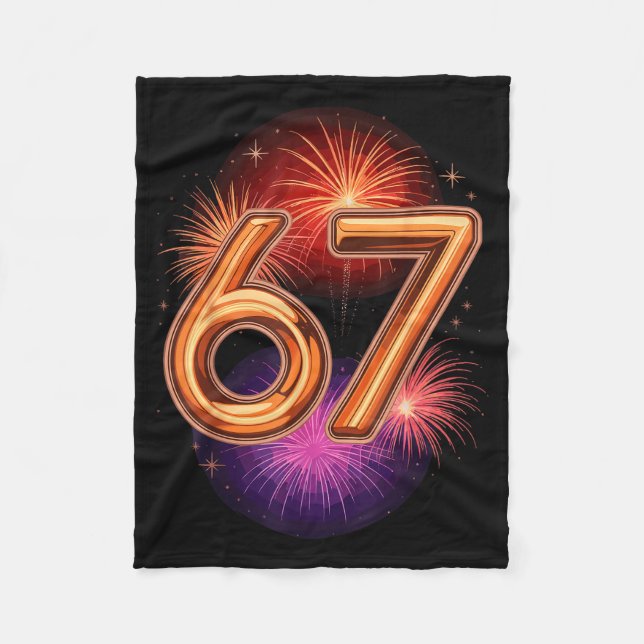 Manta Polar 67 New Years Eve Party Pajama Shirt 6 7 Meme 67 20 (Anverso)