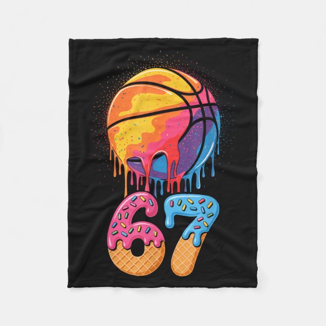 Manta Polar 67 Player 67th Birthday Basketball Drip Number Ice (Anverso)