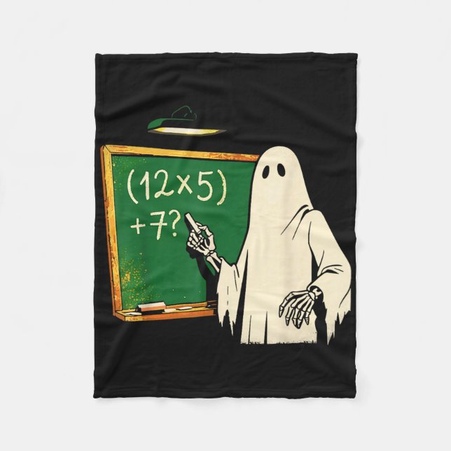 Manta Polar 67 Profesor Fantasma de Halloween Seis Siete Meme  (Anverso)