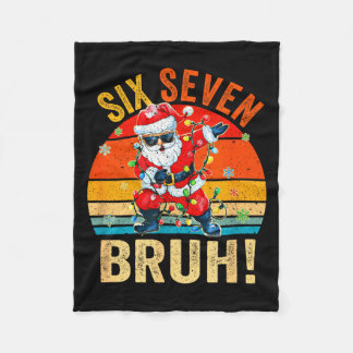 Manta Polar 67 Seis Siete Burh Divertida Navidad 6 7 Meme Homb