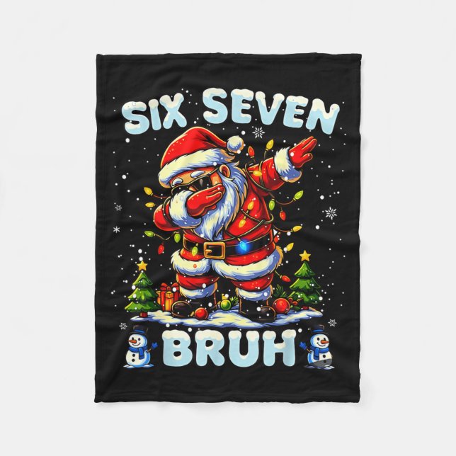 Manta Polar 67 Six Seven Burh Funny Christmas 6 7 Meme Men Wom (Anverso)