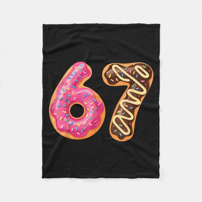 Manta Polar 67 Six Seven Donut Meme Funny Sweet Sprinkles  (Anverso)