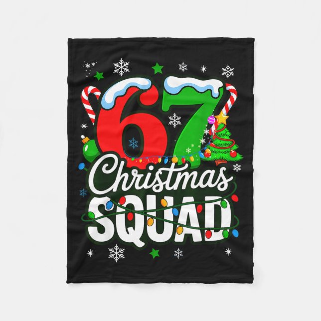 Manta Polar 67 Squad Teacher Christmas Funny Holiday Clroom Cr (Anverso)