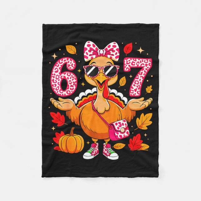 Manta Polar 67 Thanksgiving Funny Turkey Thanksgiving 67 Turke (Anverso)