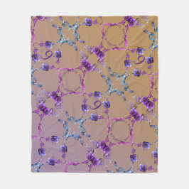 Manta Polar 6.º Aniversario Boda de Rosas Ametistas