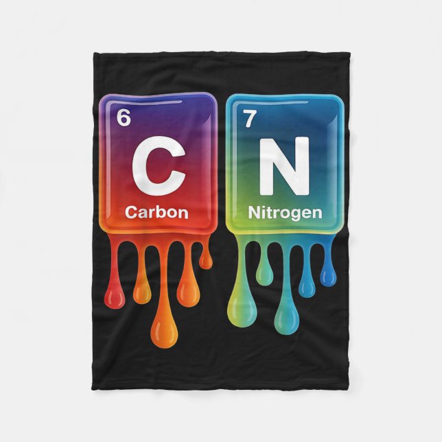 Manta Polar 6 7 Funny Science Chemistry Teacher Periodic Table (Anverso)