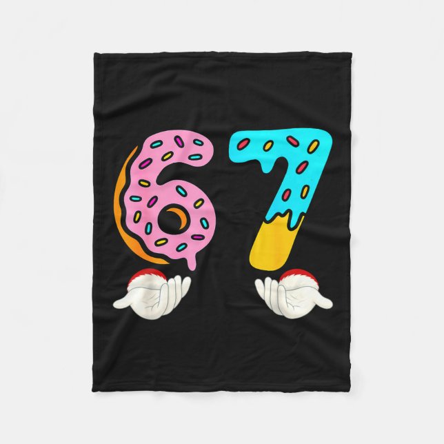 Manta Polar 6-7 Meme Shirts 67 Christmas Brain Rot Funny Boys  (Anverso)