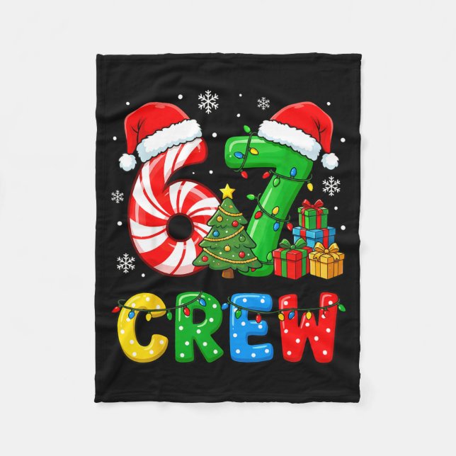 Manta Polar 6 7 Pajamas Six Seven Matching Ugly Christmas 67 F (Anverso)