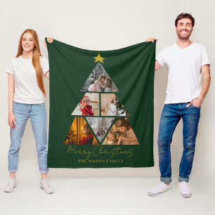 Manta Polar 6 Árbol de Navidad Foto Abuelo