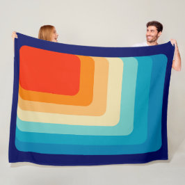 Manta Polar 70s Square Rainbow