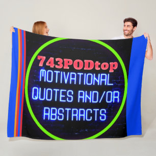 Manta Polar 743PODtop Zazzle Store FLEECE BLANKET!