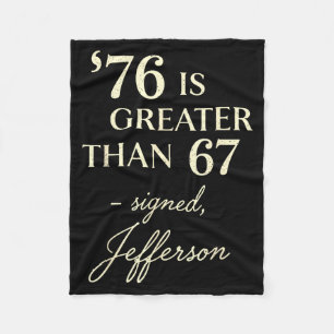 Manta Polar 76 Mayor Que 67 Thomas Jefferson Historia Diversió
