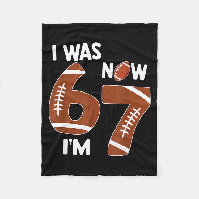 Manta Polar 7 Year Old Birthday Shirt Was 6 Now I'm 7 67 Funny (Anverso)