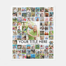 Manta Polar 81 plantilla de Collage de fotos Personalizada su