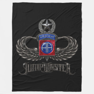 Manta Polar 82.º Jumpmaster Aéreo Negro