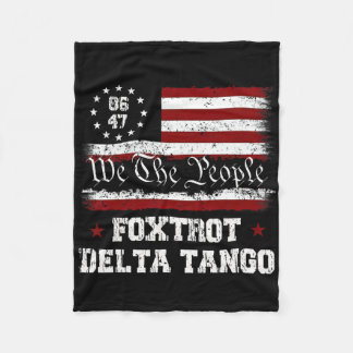 Manta Polar 8647 Anti Trump Foxtrots Deltas Tangos Impugnar 47