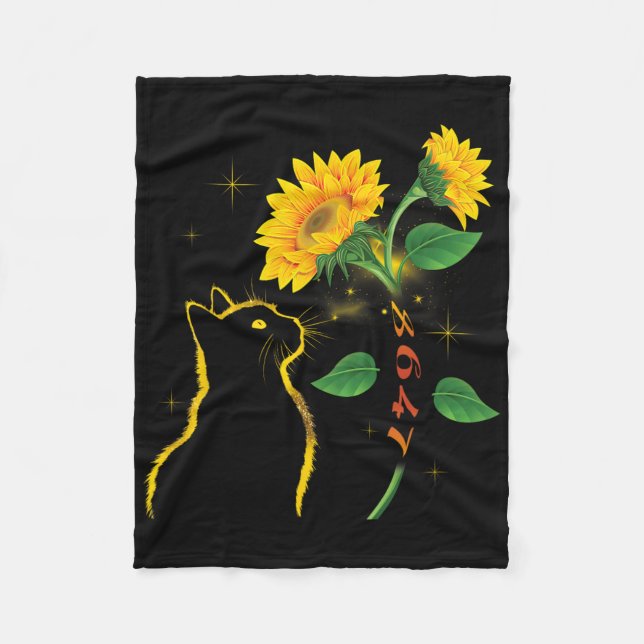 Manta Polar 8647 Subtle Anti Trump 86 47 Sunflower Cat Lovers  (Anverso)