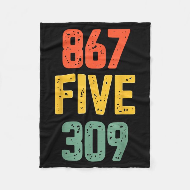 Manta Polar 867 Five 309 Retro Music Number Funny 80s Throwbac (Anverso)