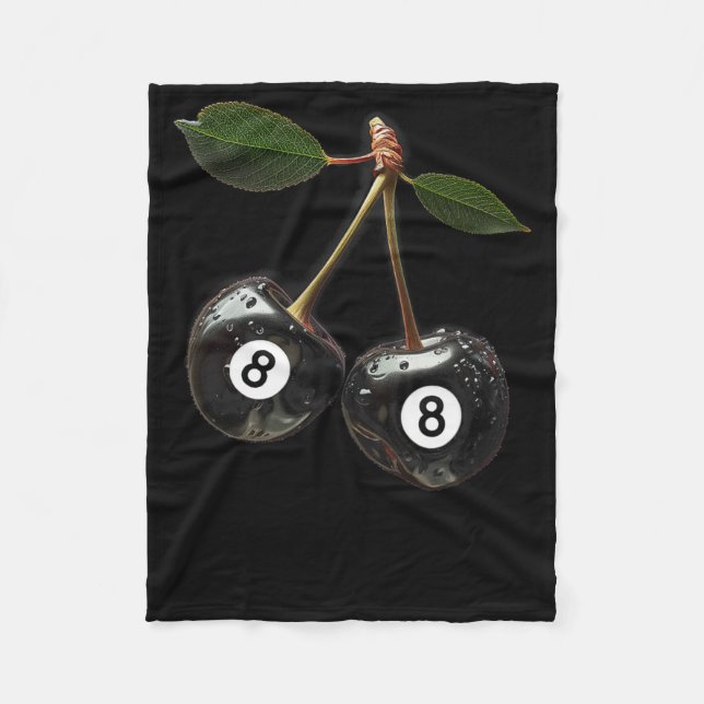 Manta Polar 8 Bolsas de billar Jugador de Billar (Anverso)