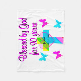 MANTA POLAR 90.ª ORACIÓN DE CUMPLEAÑOS