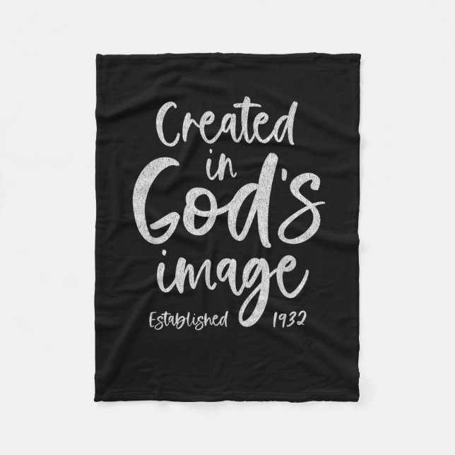 Manta Polar 90 Year Old Christian Jesus 1932 90th Birthday (Anverso)