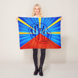 Manta Polar 974 Ile de la Réunion - Drapeau réunionnais