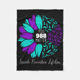 Manta Polar 988 Sensibilización sobre Prevención del Suicidio