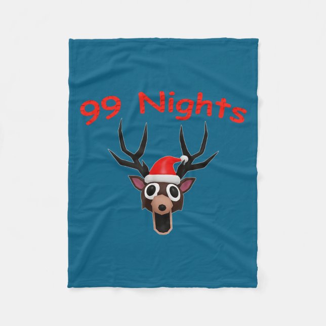 Manta Polar 99 Nights Christmas Deer Gamer Fan Merch  (Anverso)