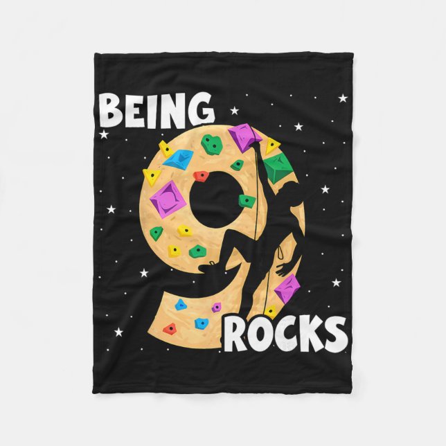 Manta Polar 9 Year Old Rock Climbing 9th Birthday Adventures C (Anverso)