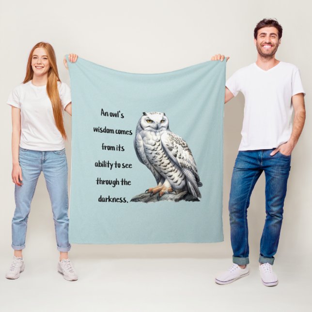 Manta Polar A beautiful white wise Owl (In situ)