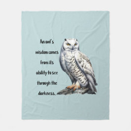 Manta Polar A beautiful white wise Owl