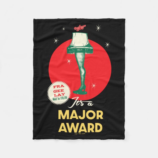 Manta Polar A Christmas Story Leg Lamp Major Award  (Anverso)