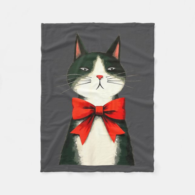 Manta Polar A Frumpy Holiday Cat Fun Design  (Anverso)