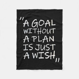 Manta Polar A Goal Without A Plan Is Just A Wi-shirt 