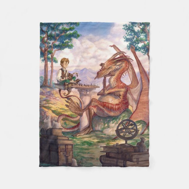 Manta Polar "A Golden Afternoon" Small Fleece Blanket (Anverso)