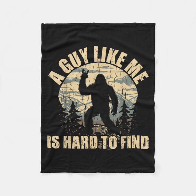 Manta Polar A Guy Like Me Is Hard To Find - Funny Bigfoot Sasq (Anverso)