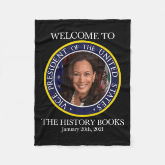Manta Polar A Los Libros De Historia Kamala Harris 2021 Usa V.