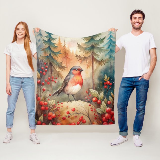 Manta Polar A lovely Robin in Autumn (In situ)